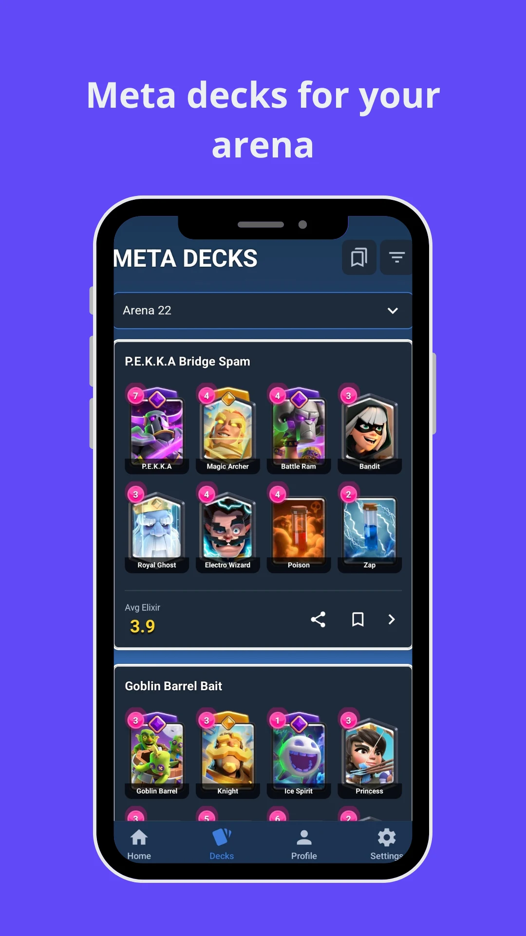 Royal Decks - Clash Royale screenshot